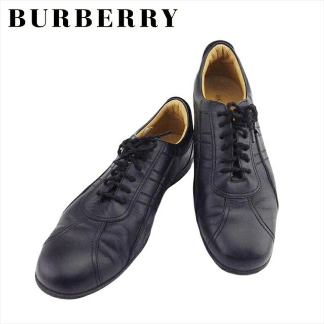 バーバリー シューズ シューズ 靴 メンズ ブラック レザー BURBERRY L3957