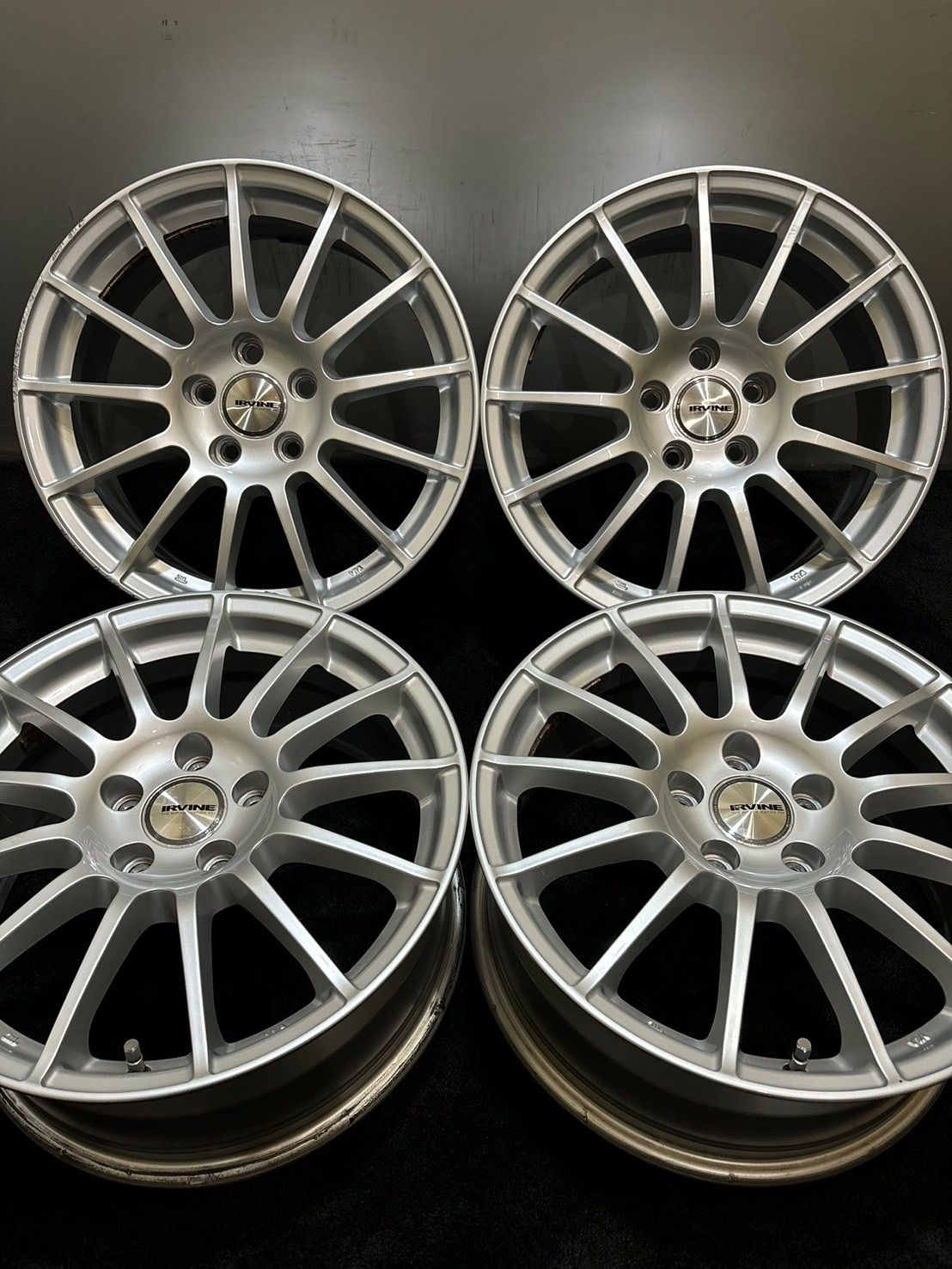 TAS IRVINE 17インチ 7.5J 45 112 5H アルミホイール 4本 VW ゴルフ アウディ A4 2-K208