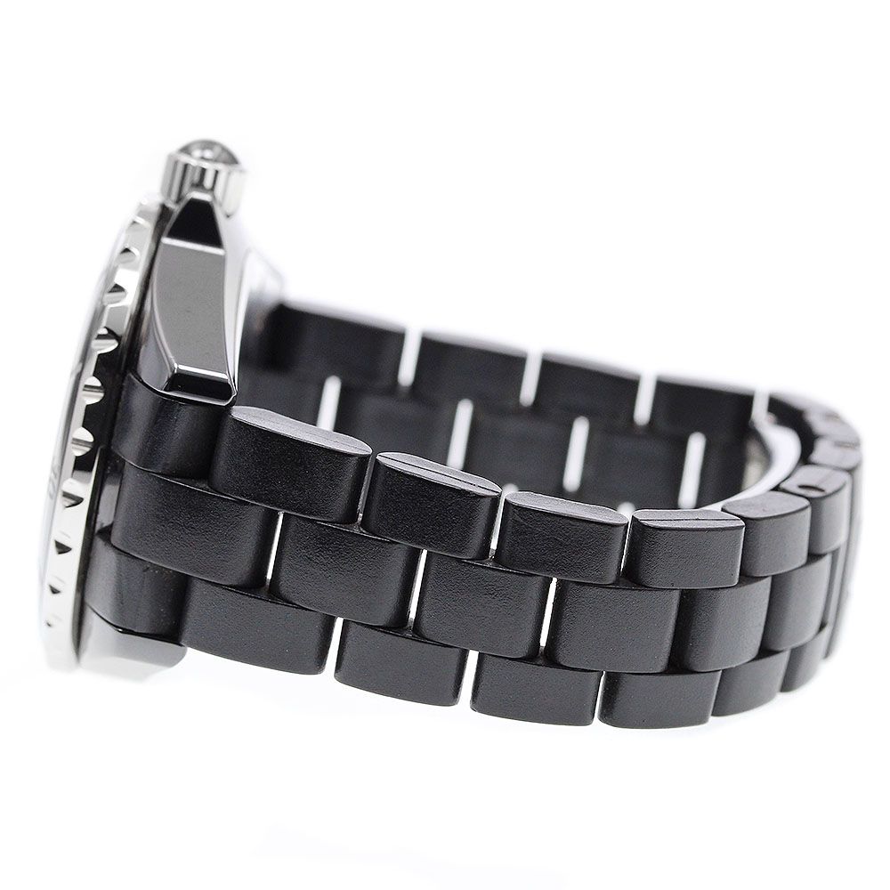 正規保証書付】CHANEL シャネル J12 黒ラバー H0681 レディース 腕時計