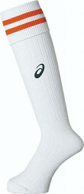 asics アシックス JR SOCCER SOCKS ホワイトxオレンジ 20 XSS099 120 | スポーツ用品 スポーツ グッズ ツール アクセサリー 雑貨 小物 使いやすい 備品 用品 サッカー 衣類 インナー ストッキング 機能性
