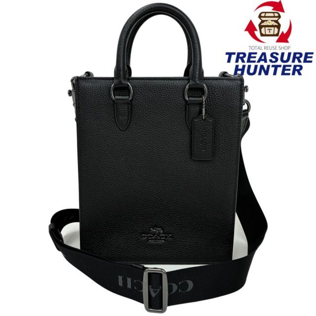 COACH ブラックレザー トートバッグ COACH レザートートバッグ ブラック｜Yahoo!フリマ（旧PayPay