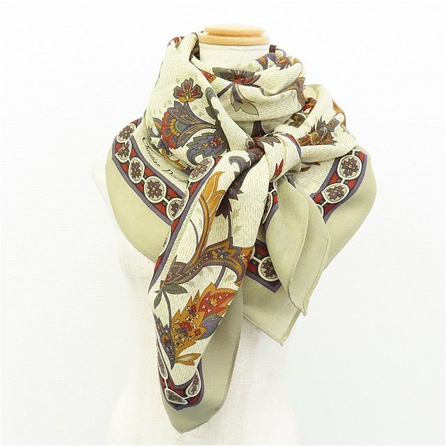 クリスチャンディオール ChristianDior ヴィンテージ ショール スカーフ レディース x788688