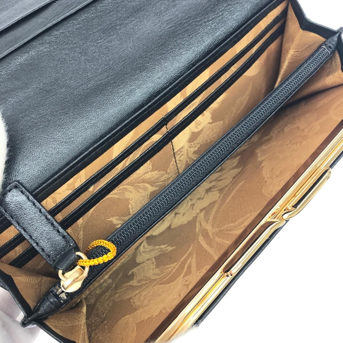 Think Bee シンクビー 二つ折り長財布 ゴブラン織り/花柄 マルチカラー