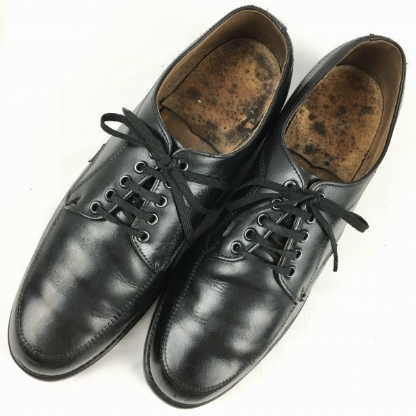試着交換OK！希少USAVintage ！WORK AMERICA　ポストマンシューズ　Uチップ　ビジネスシューズ〈黒/BLACK/ブラック〉size10AA　/メンズ//men's 菅NO.WZG-119 試着交換OK！希少USAVintage ！WORK AMERICA ポストマンシューズ U