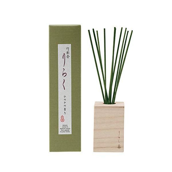 竹彩香りらく ひのき 緑色 50mL 037022 大香