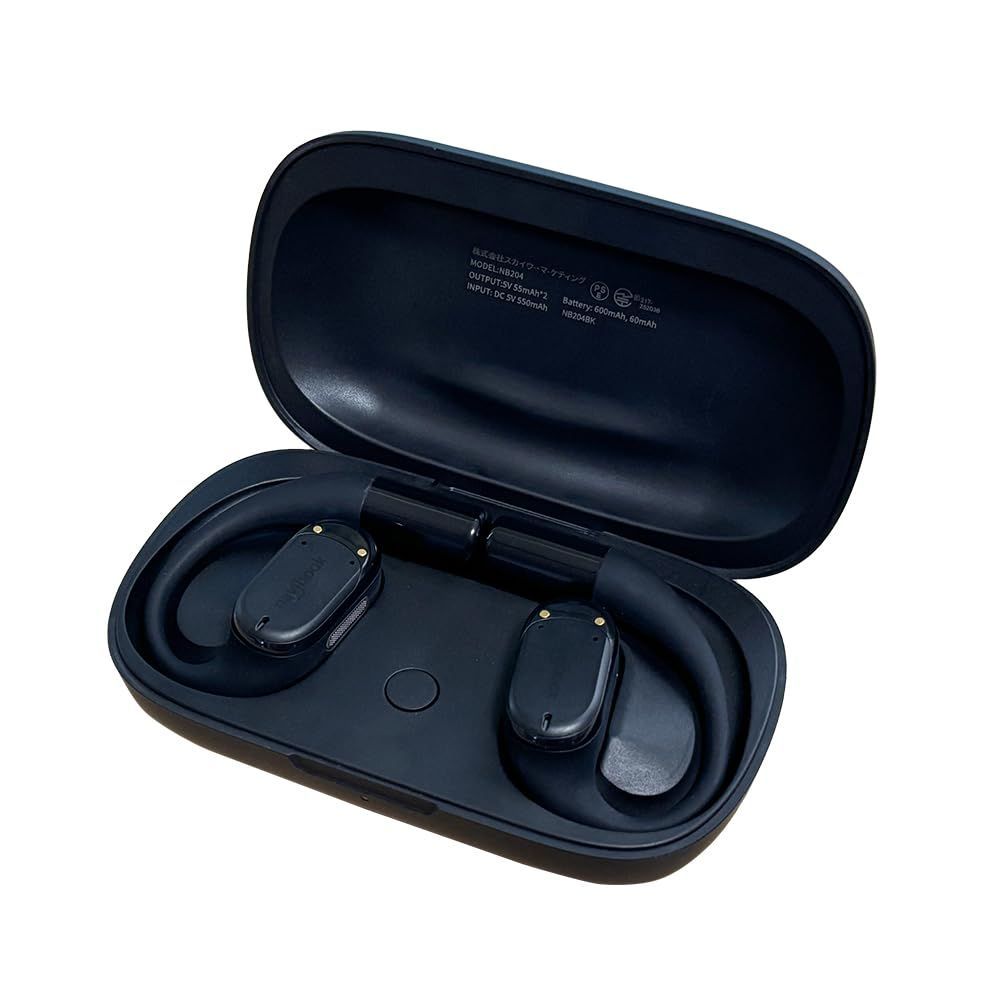 navibook AI Pro オープンイヤー ノイズキャンセル(ブラック) 新着商品】navibook AI Pro オープンイヤー イヤホン AIが騒音を