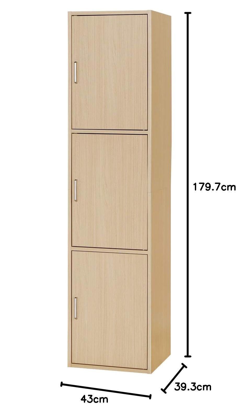 ベーシックデザイン 幅43×奥行39.3×高さ179.7cm