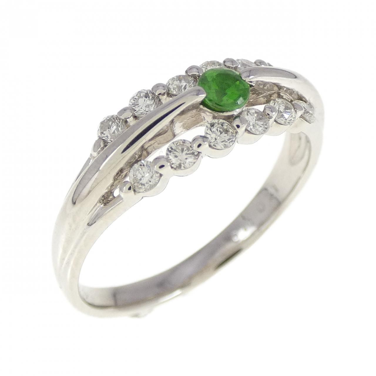 PT900 デマントイドガーネット リング 0.11CT - メルカリ 