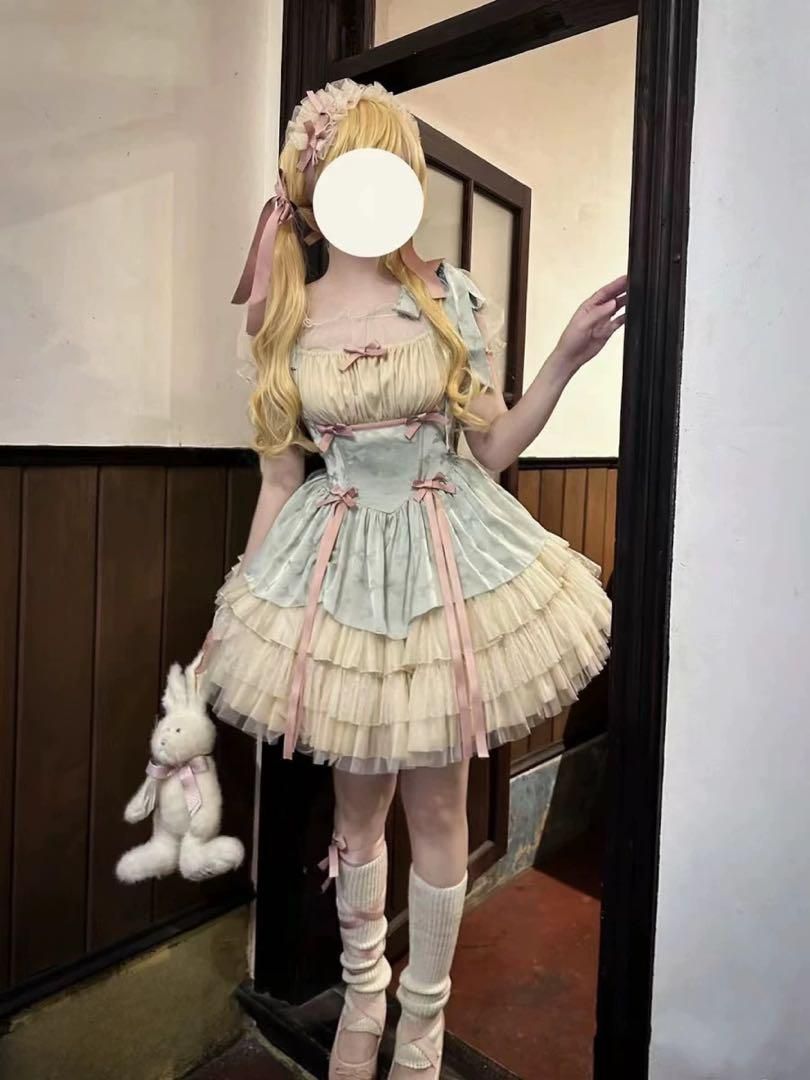 ブラウス付き ロリータワンピース??お出かけや女子会コーデに最適