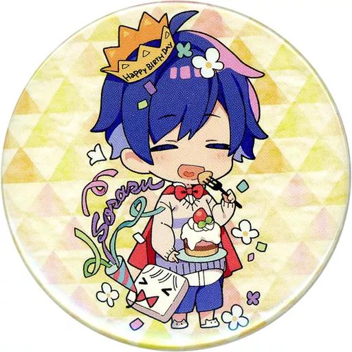 中古】バッジ・ピンズ(男性) そらる(王冠/イラスト：MACCO