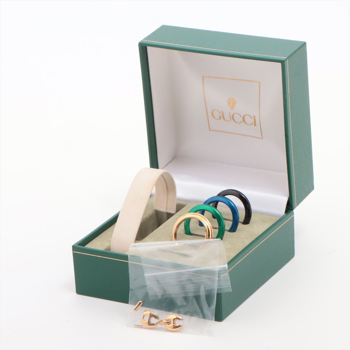 GUCCI グッチ オールドグッチ チェンジベゼル 11/12.2 GP QZ 腕時計 白