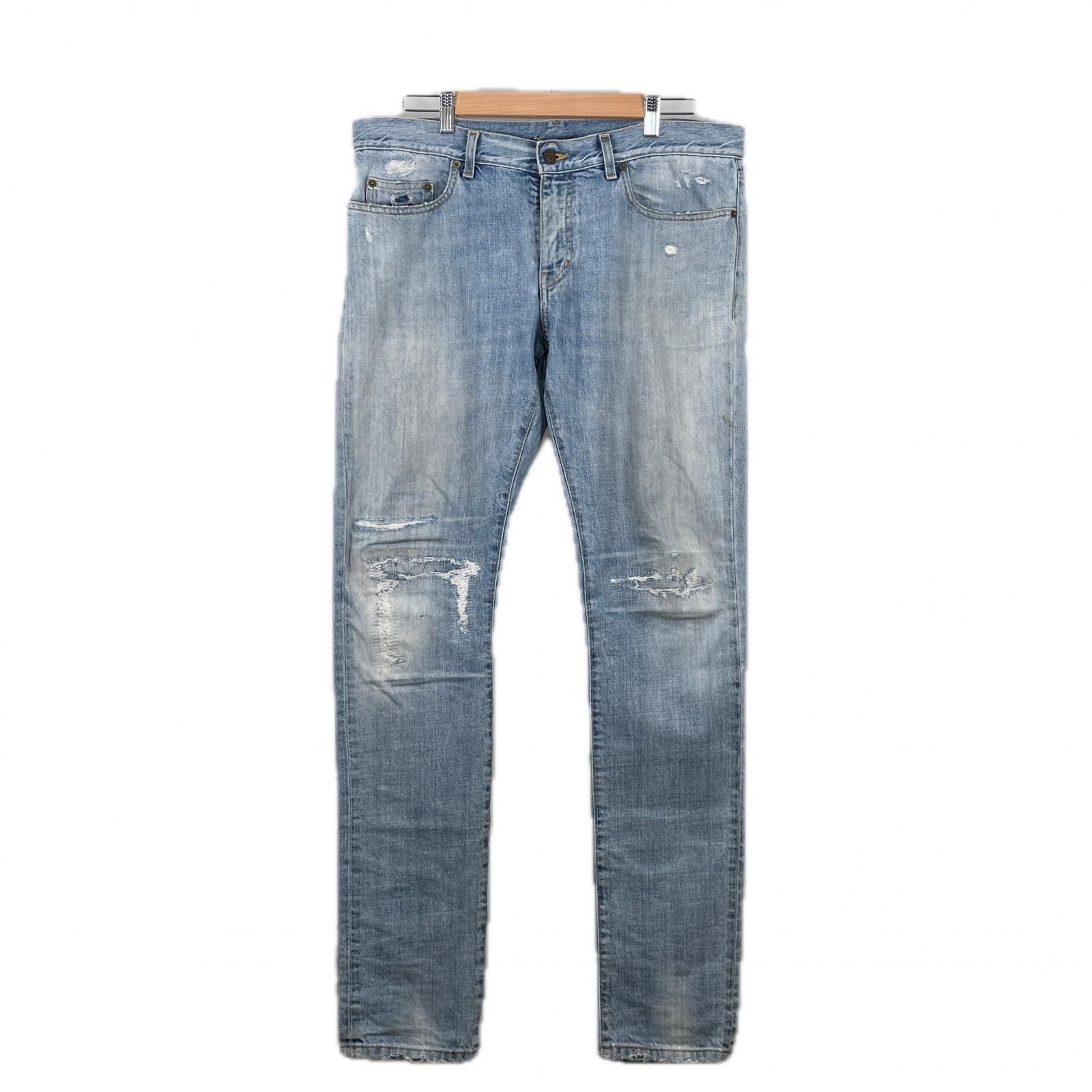 美品 SAINT LAURENT サンローラン 15AW エディ期 無地 オール