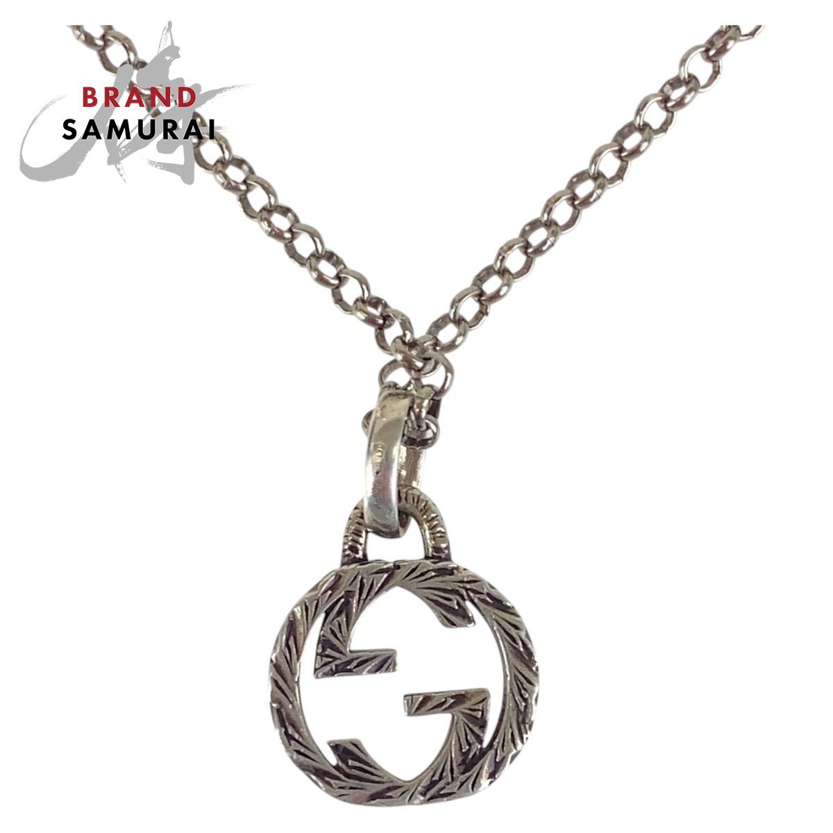 GUCCI グッチ インターンロッキング シルバー シルバー925 ネックレス メンズ 501975