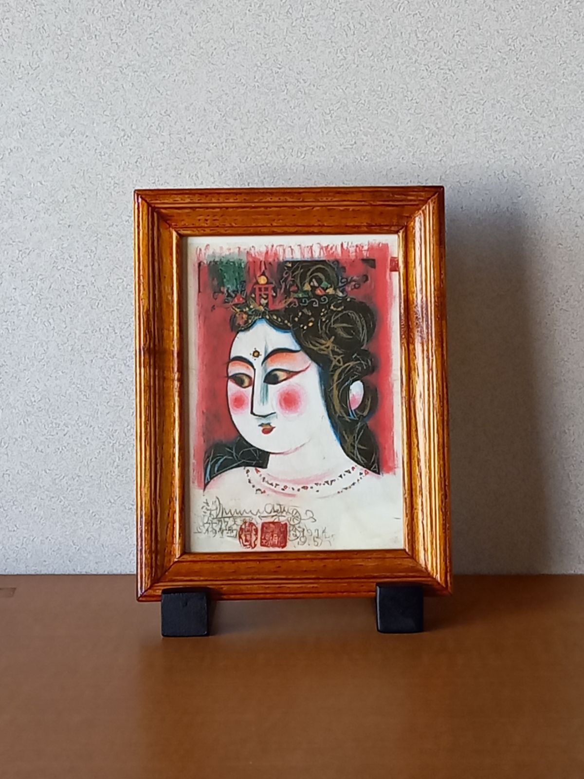 棟方志功 弁財天 額装 棟方志功「弁財天妃神図」 | 太平洋画房 オンラインショップ