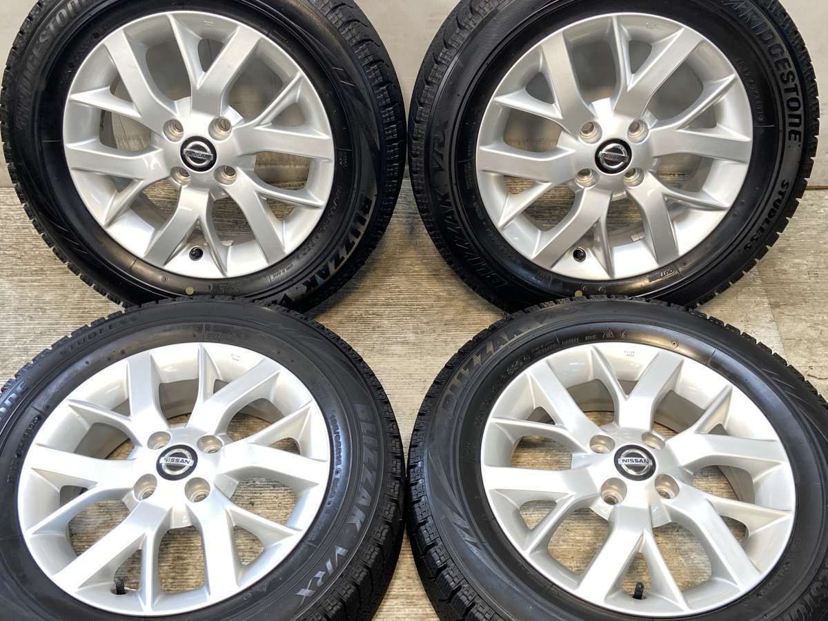 185/65R15 ブリヂストン ブリザック VRX 日産純正 15x5.5 40 100