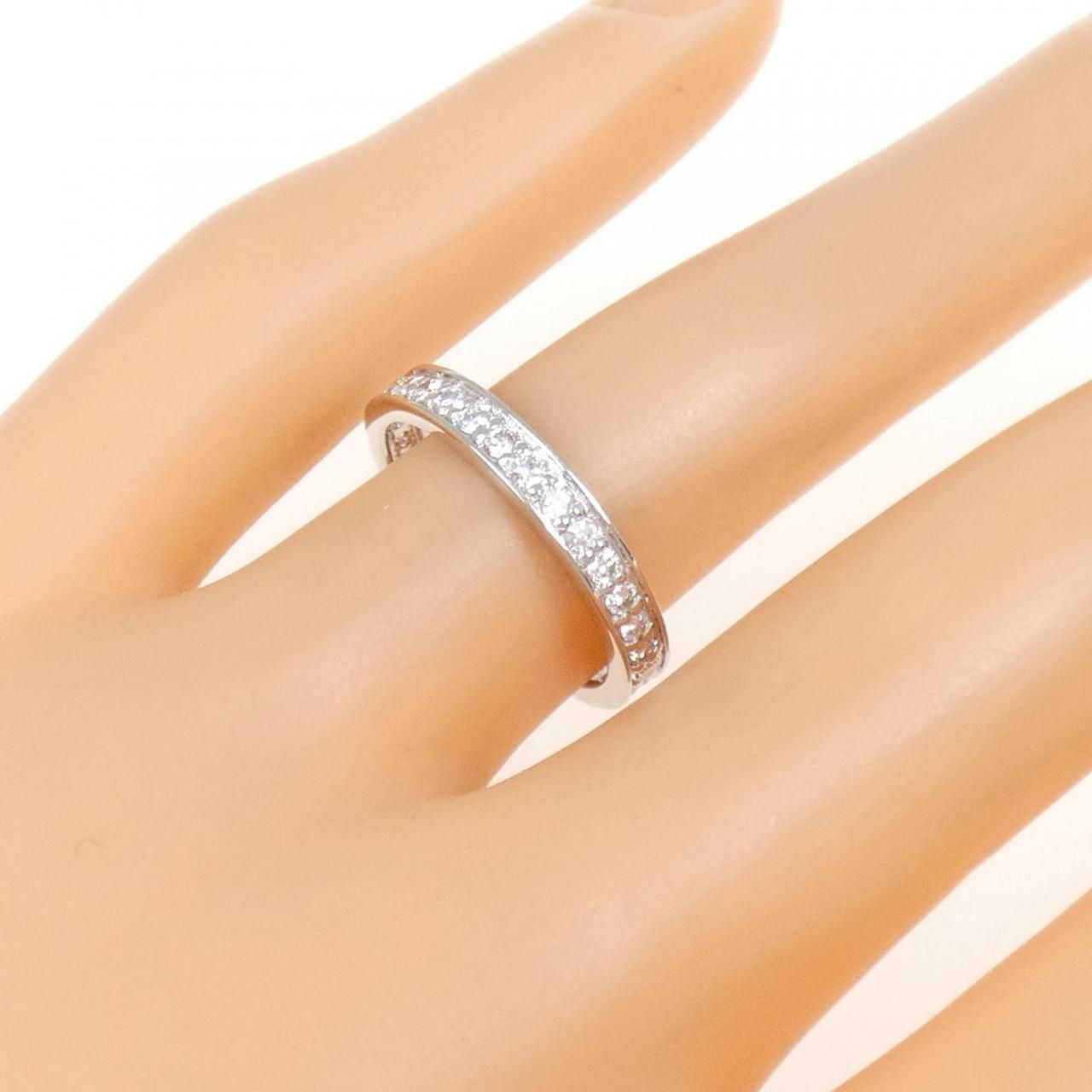 PT900 ハーフエタニティ ダイヤモンド リング 0.51CT - メルカリ 