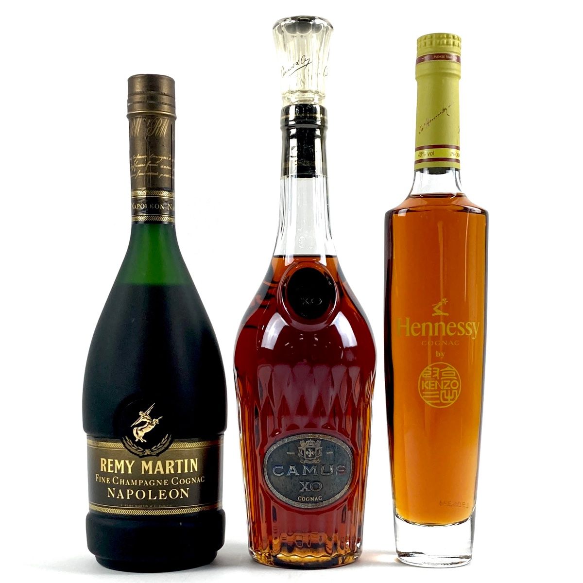 3本 ナポレオン REMY MARTIN CAMUS Hennessy コニャック