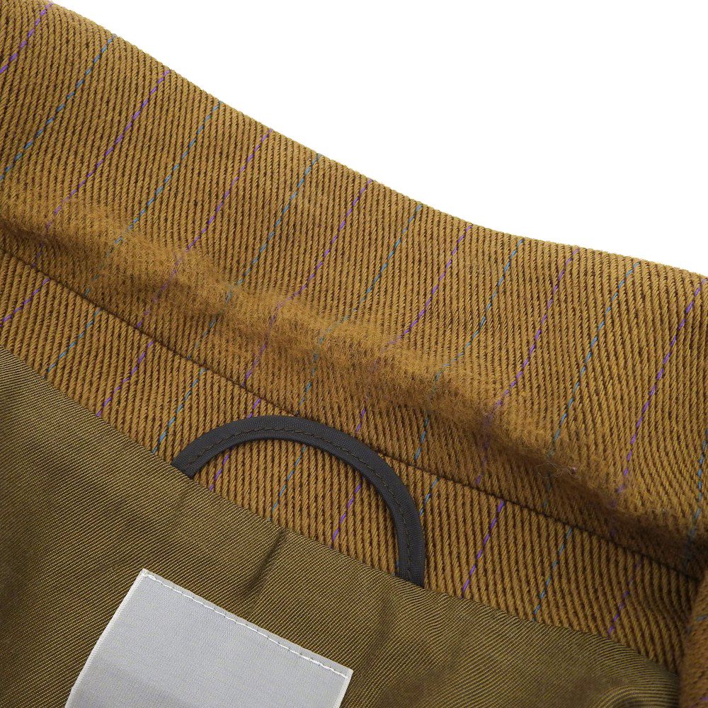 美品 22AW MIOSMOKEY ミオズモーキー STRIPE CUT OFF DB GILET