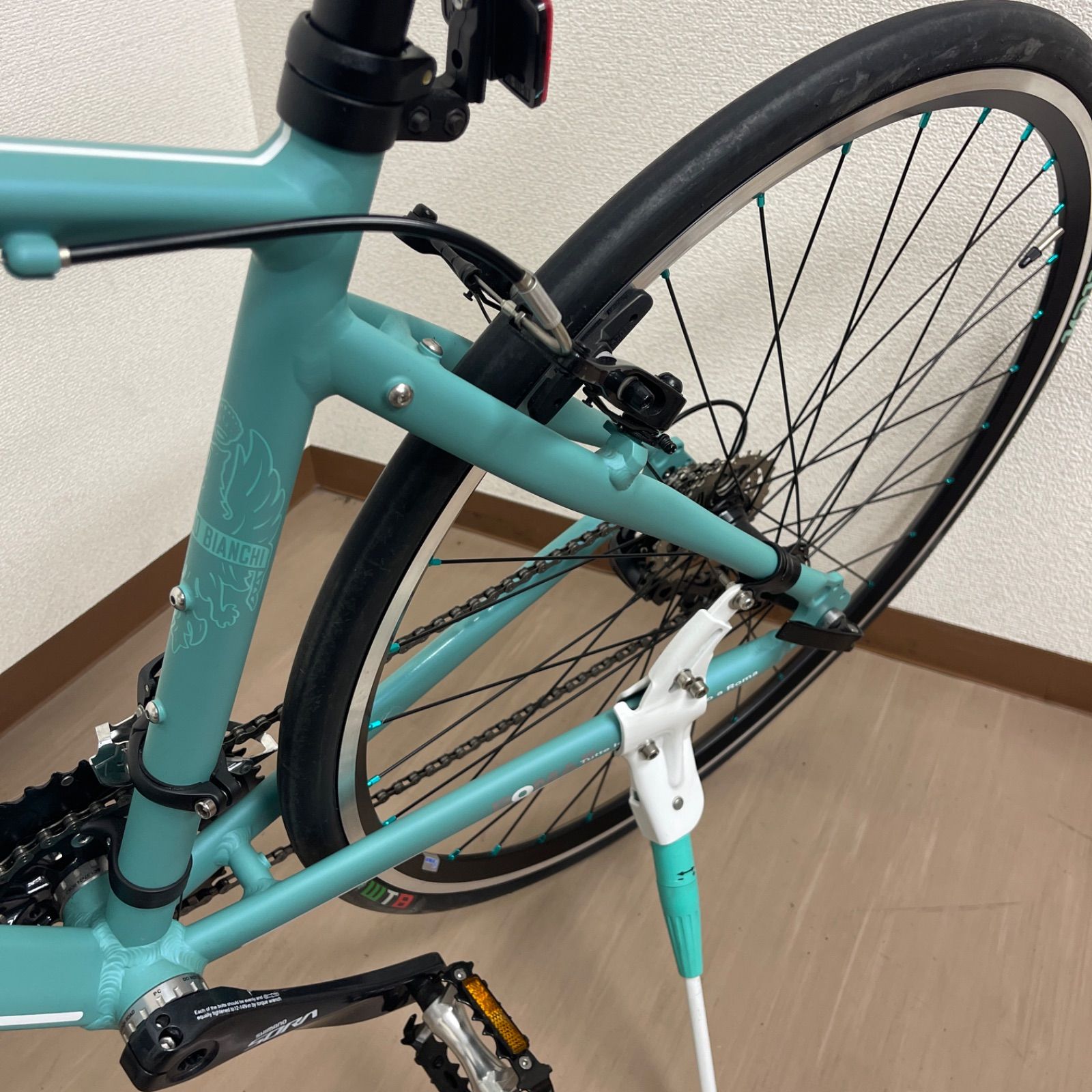 極美品 bianchi Roma2 ビアンキ ローマ2クロスバイク 都内限定販売