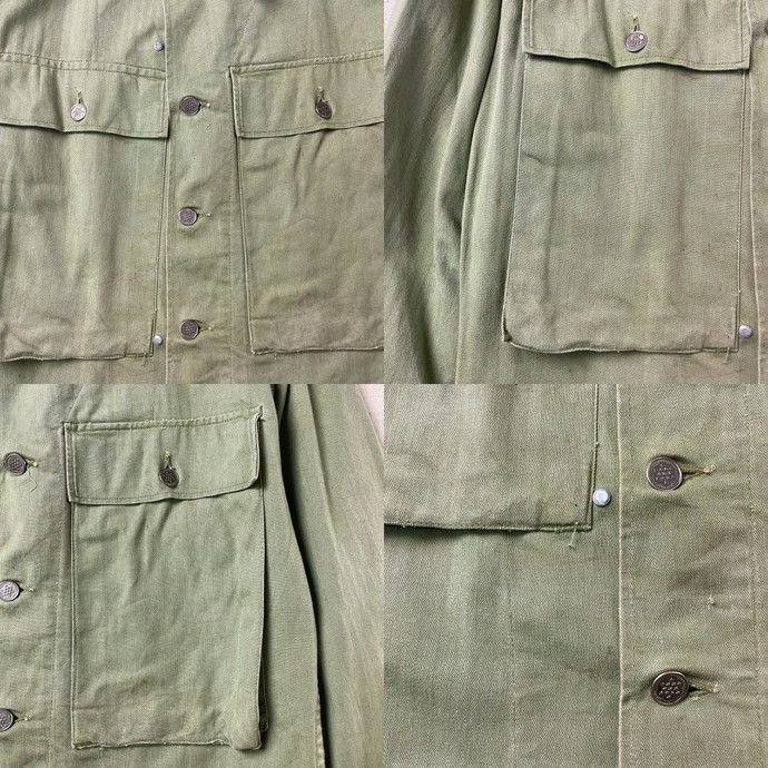 40~50s アメリカ軍 M-43 HBT 38R ガスフラップ完品 40~50s アメリカ軍 M-43 HBT 38R ガスフラップ完品 1940's
