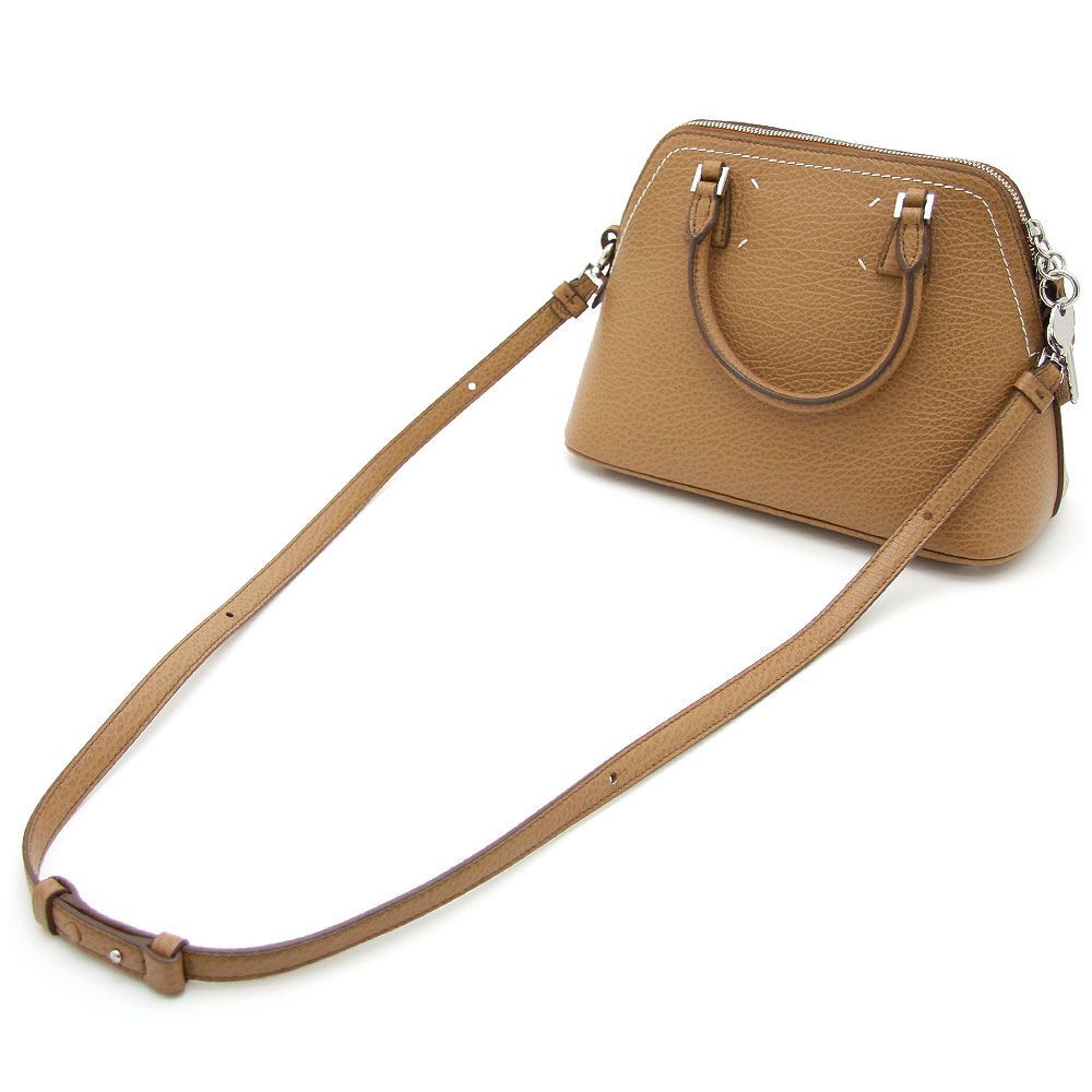 良品 メゾンマルジェラ MAISON MARGIELA ショルダーバッグ 5AC クラシック ミニ S56WG0082 P0396 T2281 イタリア製 ブラウン 2way レザー 革 中古 良品】メゾンマルジェラ MAISON MARGIELA ショルダーバッグ 5AC