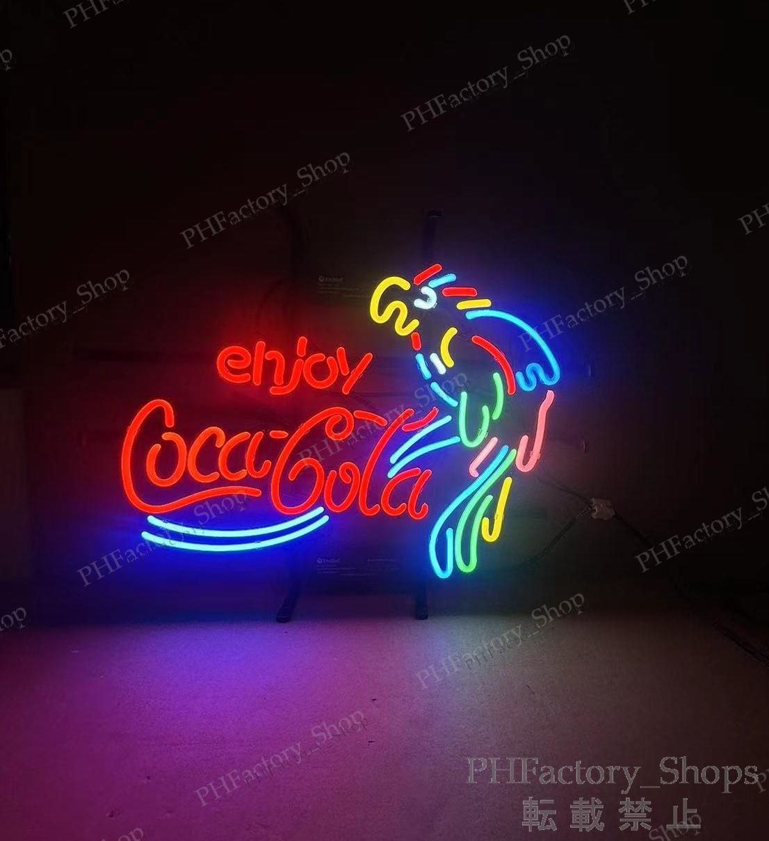 コカコーラ ネオンサイン 幅74cm 電飾看板 ネオン管 アメリカン雑貨