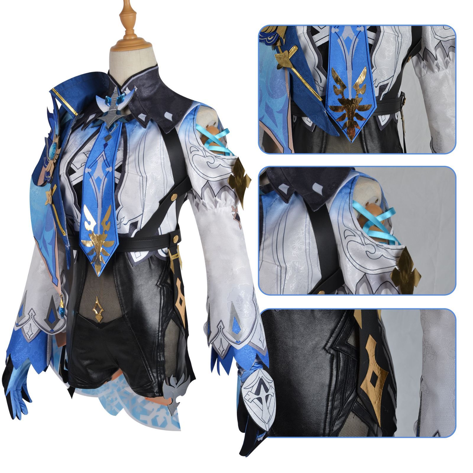 原神 エウルア コスプレ衣装 豪華版 フルセット コスプレ衣装