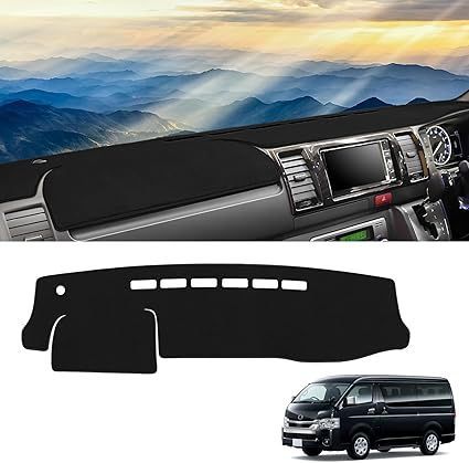人気定番 ハイエース 200系 専用 ダッシュボードカバー 標準ボディ HIACE 200 ダッシュボードマット 内装パーツ ダッシュボード 保護マット 日焼け防止 アクセサリー (ハイエース 200系 標準ボディ用) 応募券