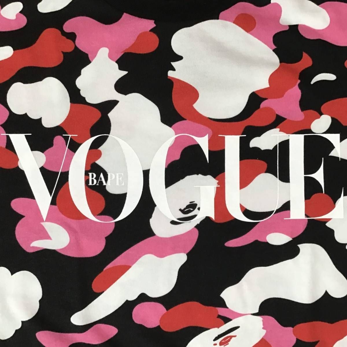 100％品質 bathing a Sサイズ Tシャツ camo BAPE × VOGUE ☆新品☆ ape ...