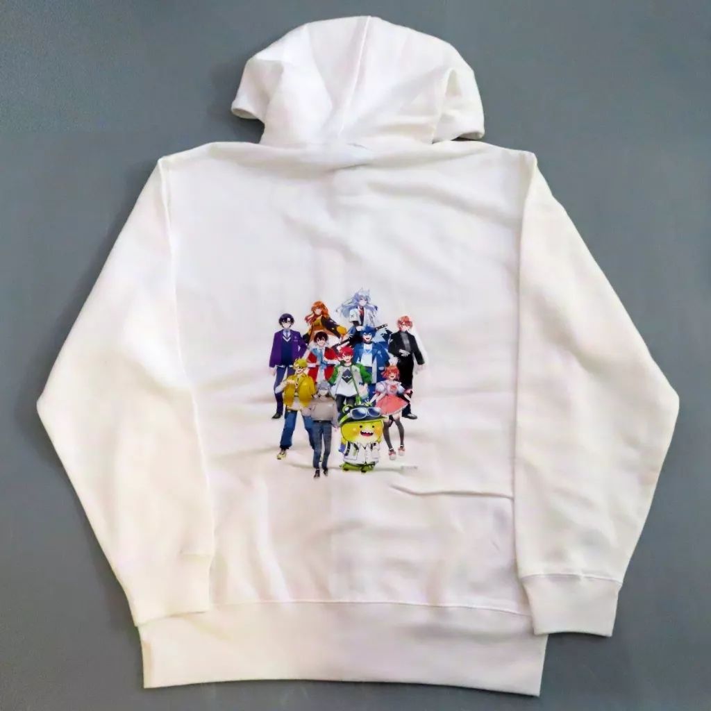 【中古】アウターウェア カラフルピーチ フルジップパーカー(等身 Ver.) ホワイト Lサイズ 「からぴちコレクション」