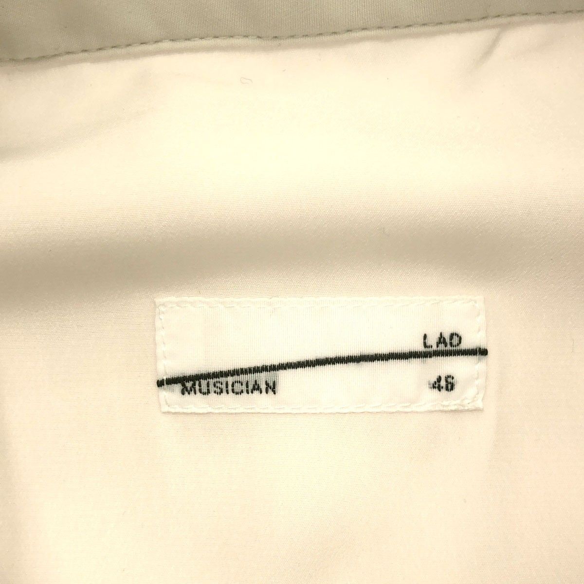 LAD MUSICIAN ラッドミュージシャン 24SS BIG SHIRT ポリエステル