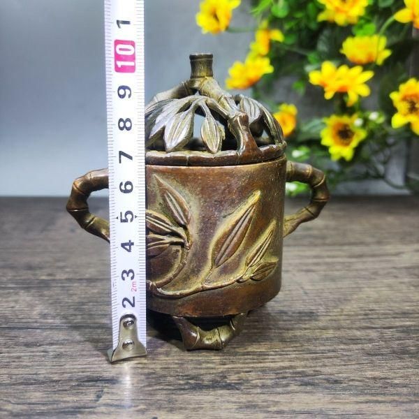 銅製 香炉 茶道具 香道具 工芸品 美術品 置物