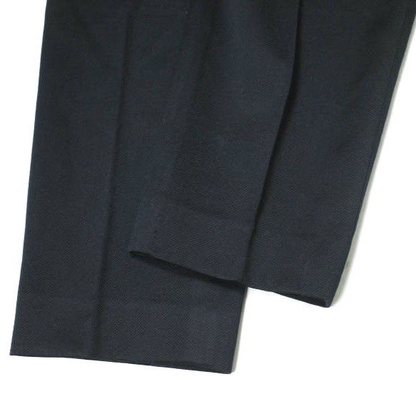 新品　Drawer ドゥロワー　パンツ　ウール　ネイビー　40 ドゥロワー＞女性らしさを醸し出す、見映えを一新する“ネイビー