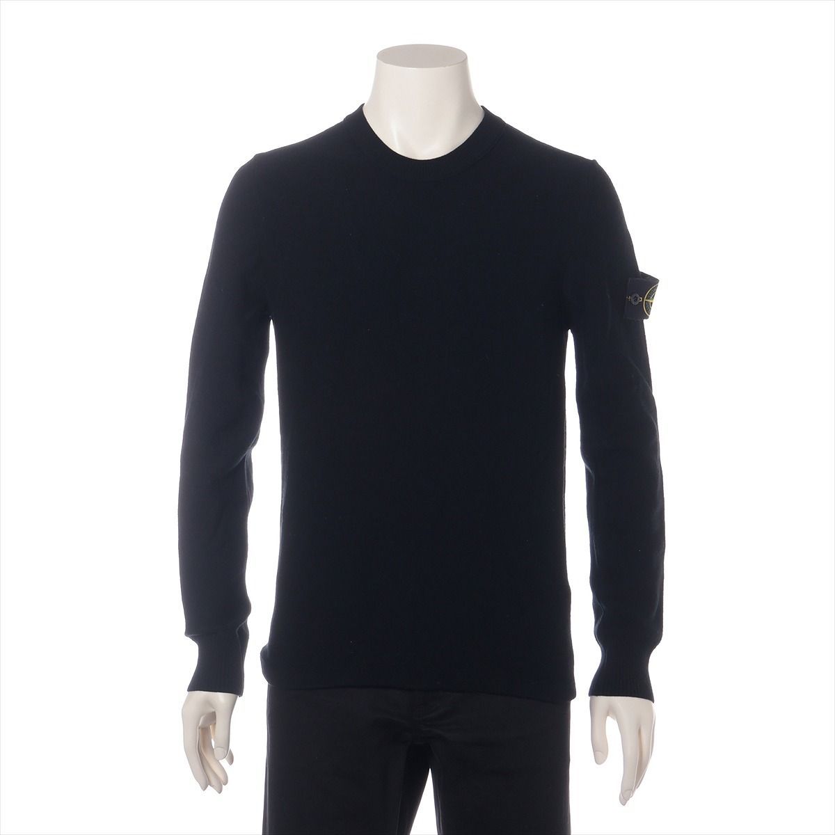 Stone Island 黒 クルーネックニット Stone Island クルーネック