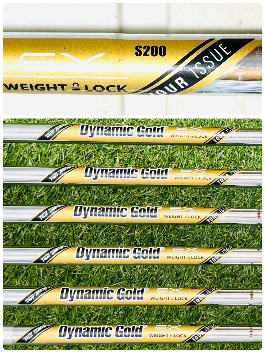 良品】ピン G425 オレンジドット メンズアイアンセット 6本 スチール S