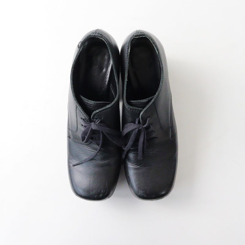 ◼️comme des garcons レザーレースアップシューズ厚底 ◼️comme des garcons レザーレースアップシューズ厚底