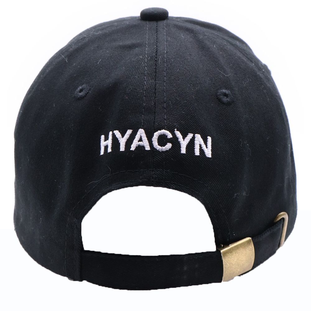 HYACYN (ハイアシン) CAP FUCK ダメージ加工 刺繍キャップ 帽子