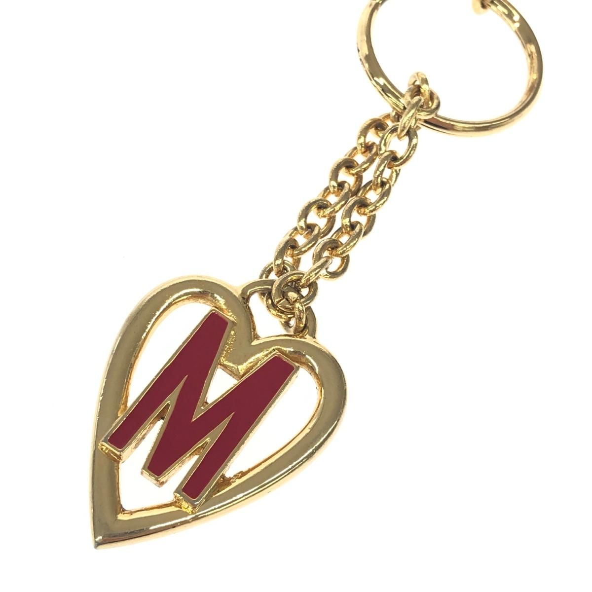 MOSCHINO モスキーノ キーリング ゴールドカラー GP レディース