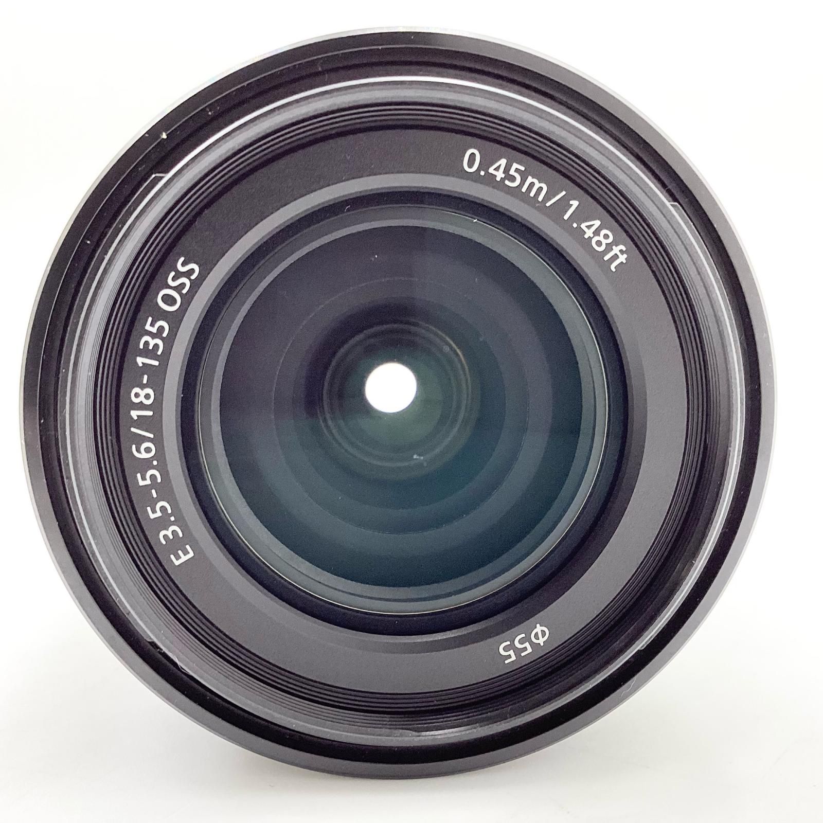 【全額返金保証】【最速発送】Sony E 18-135mm F3.5-5.6 OSS SEL18135 ブラック 美品 動作確認済