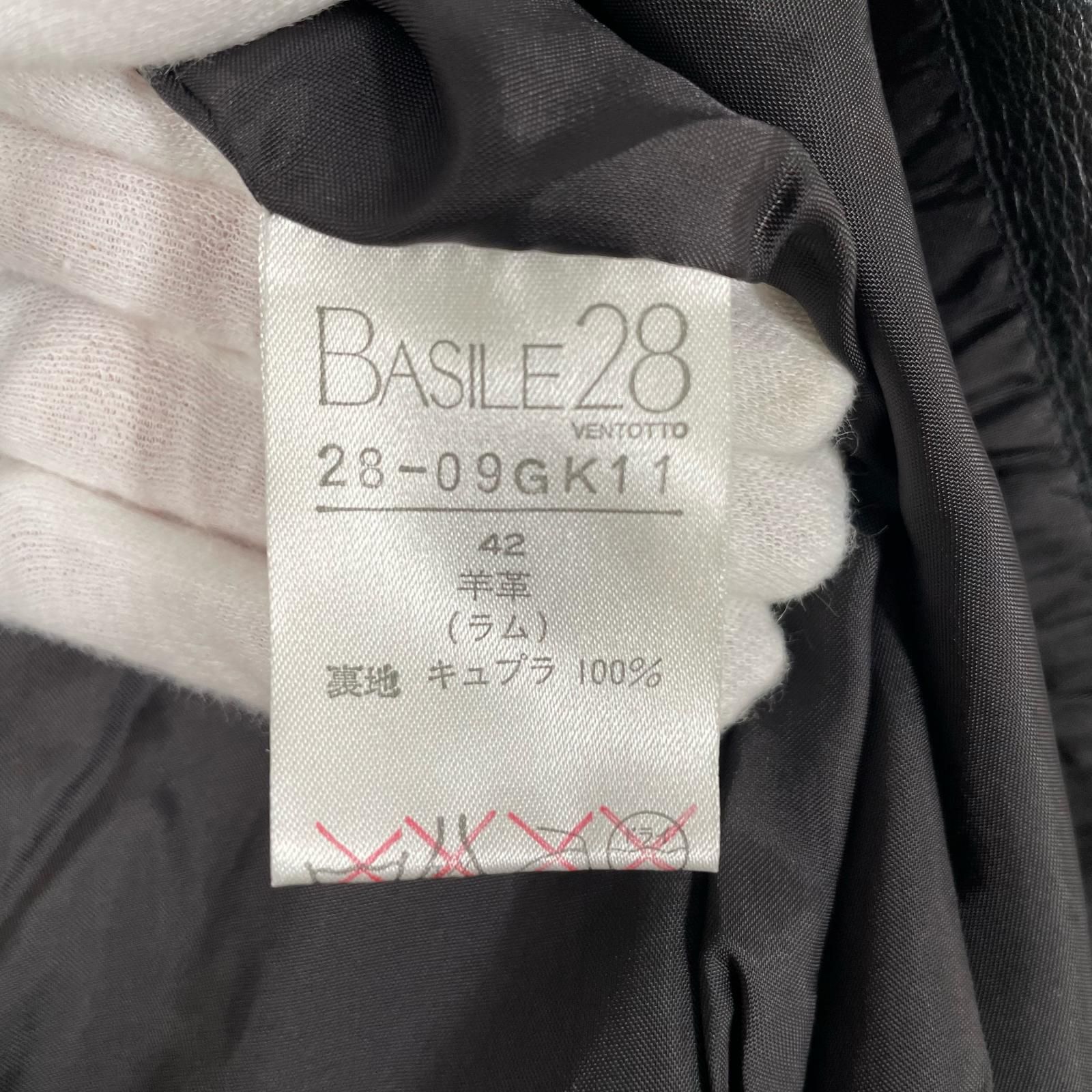 バジーレ28羊革コート★訳あり BASILE28 バジーレ28 レディース その他アウター 羊革