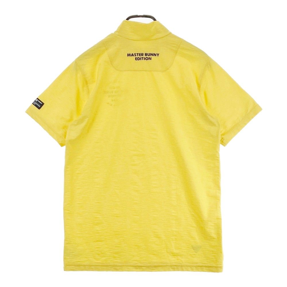 マスターバニーハイネック半袖Tシャツ クロスミントサークルジャガード半袖ハイネックカットソー