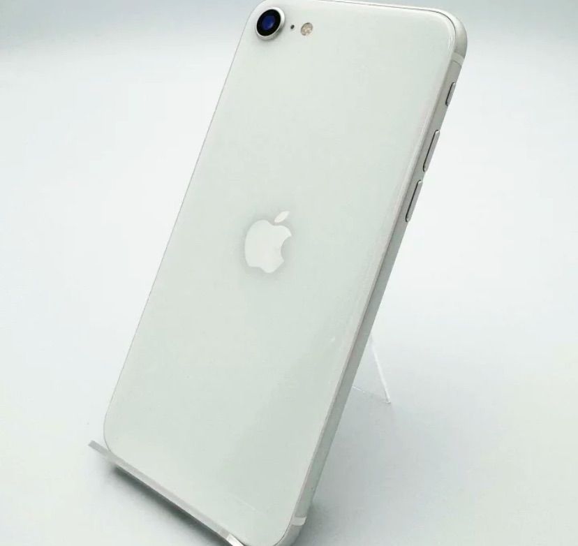 バッテリー100%】iPhoneSE2(第2世代) ホワイト SIMフリー 美品