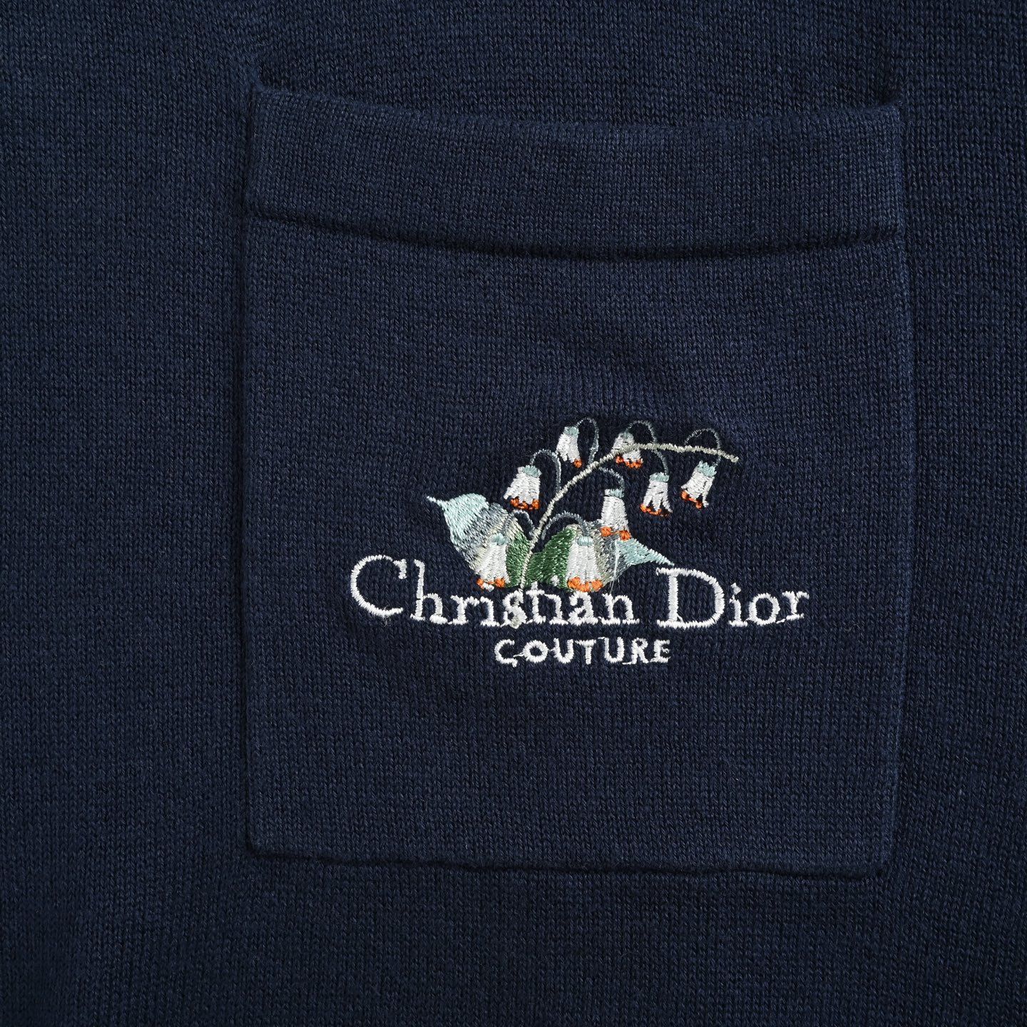 今日特価】Dior 25ss スズラン刺繍ニットポロ T シャツ - メルカリ