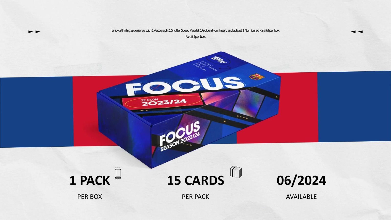 日本未発売 新品未開封】2023-24 Topps Focus FC Barcelona 2Box 