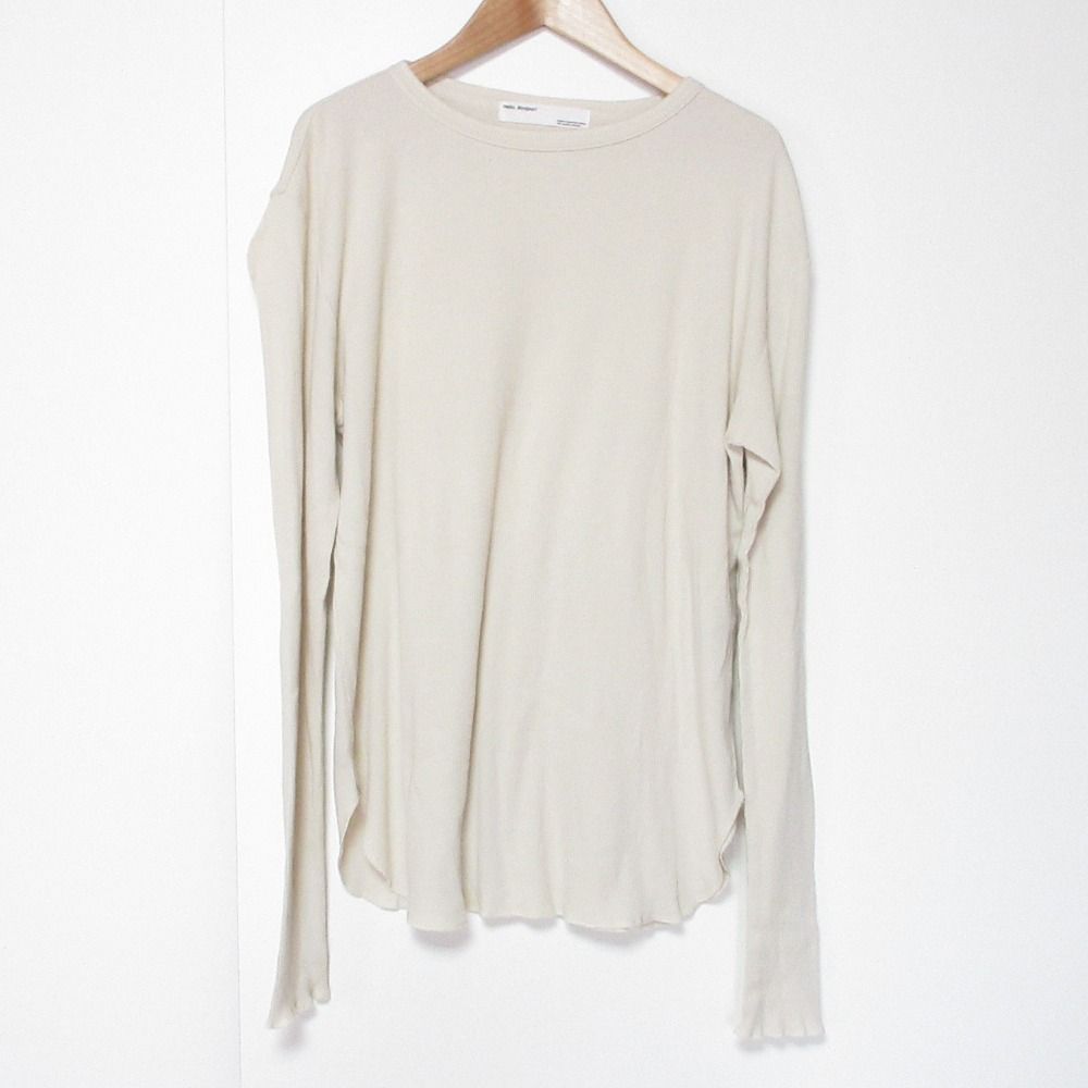 良品 22AW L'Appartement アパルトモン ドゥーズィエムクラス Rib L/S T-SH 長袖 リブ Tシャツ カットソー ホワイト レディース 古着 中古 良品 22AW L'Appartement アパルトモン ドゥーズィエムクラス