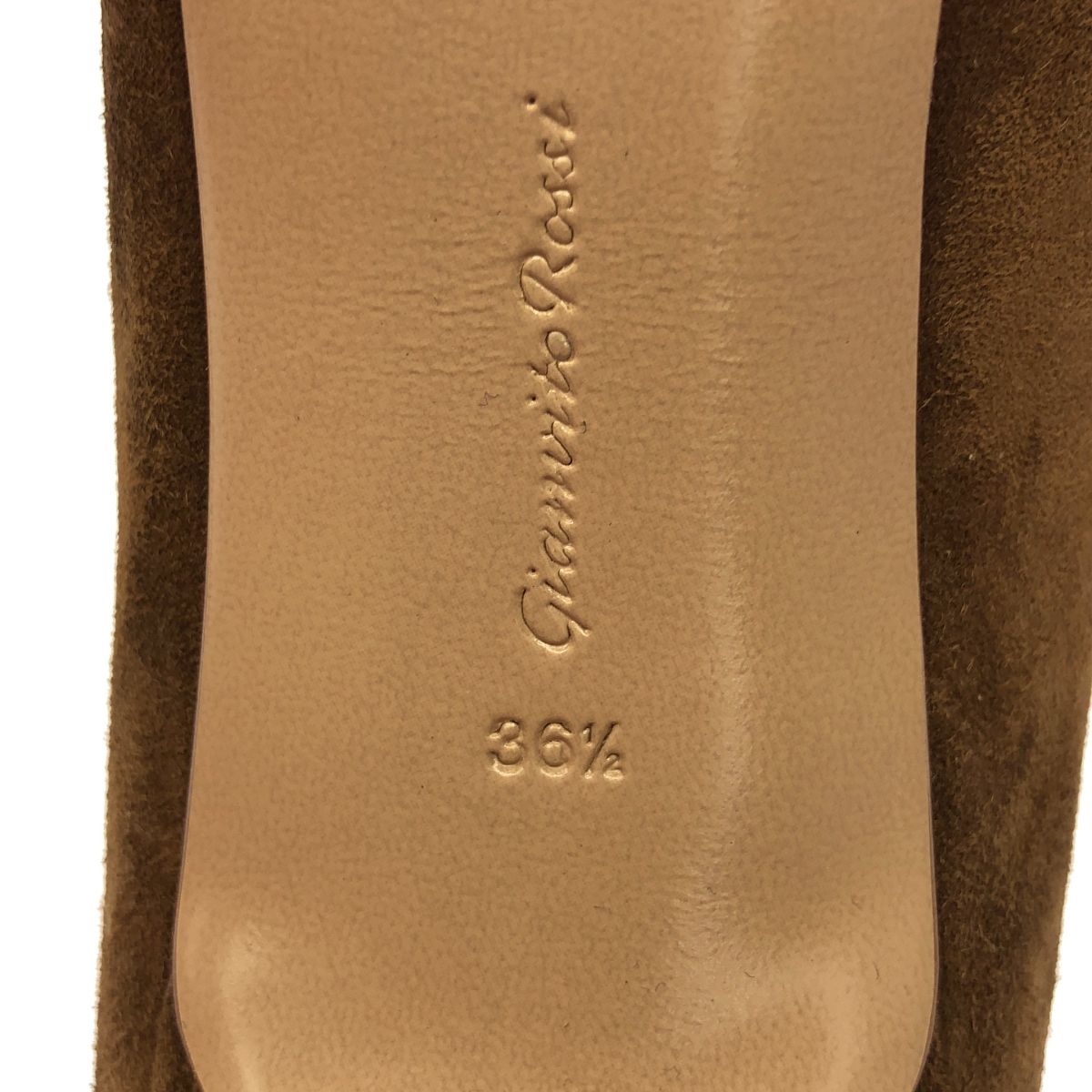 Gianvito Rossi ジャンヴィト ロッシ スウェードレザーパンプス