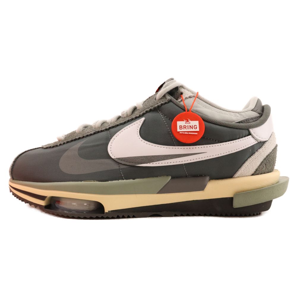 NIKE (ナイキ) ×sacai サカイ ZOOM CORTEZ SP ズームコルテッツ ローカットスニーカー グレー DQ0581-001 US10/28cm