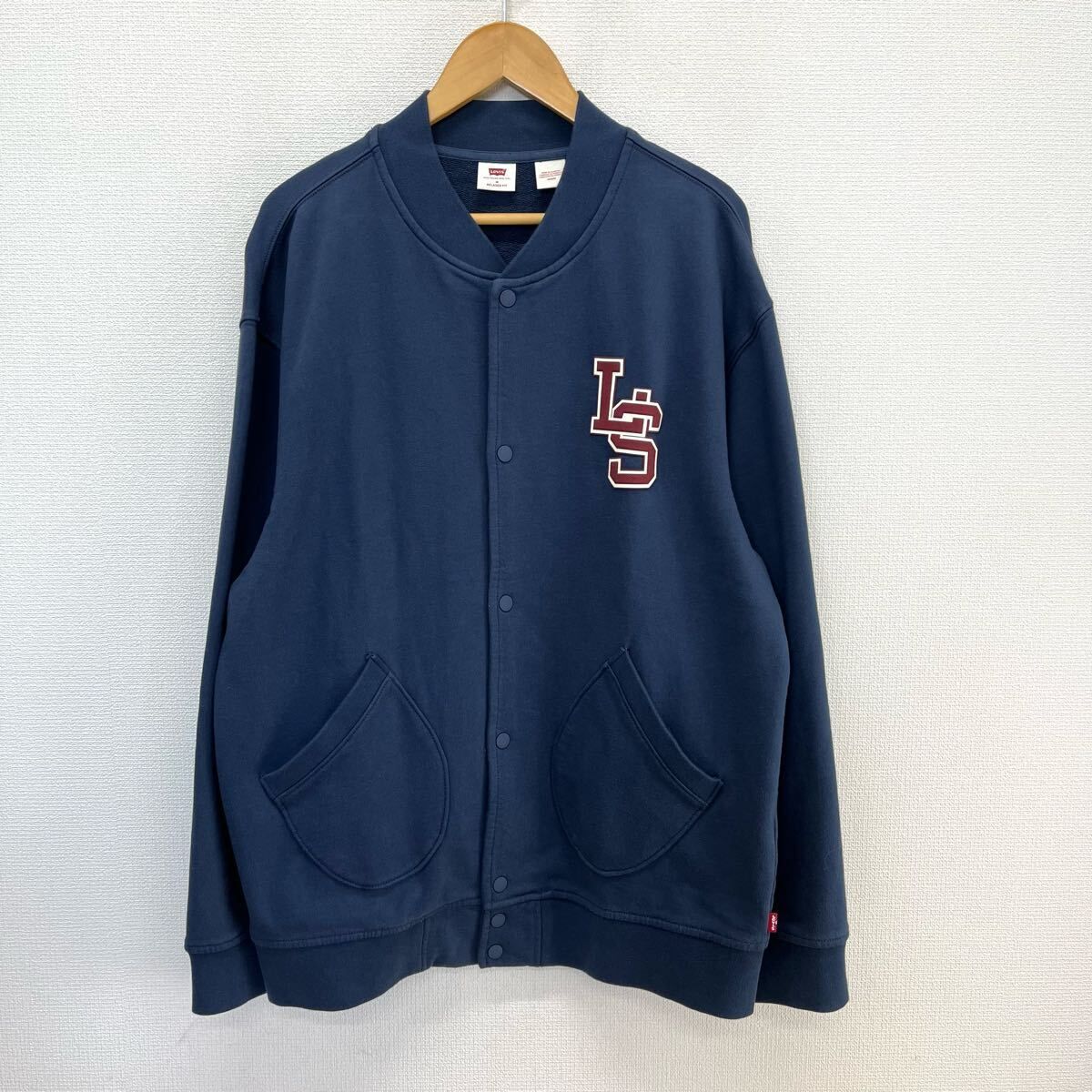 Levi's リーバイス A9321-0001 Bomber Cardigan スウェット スタジャン ブルゾン カーディガン M 10123560