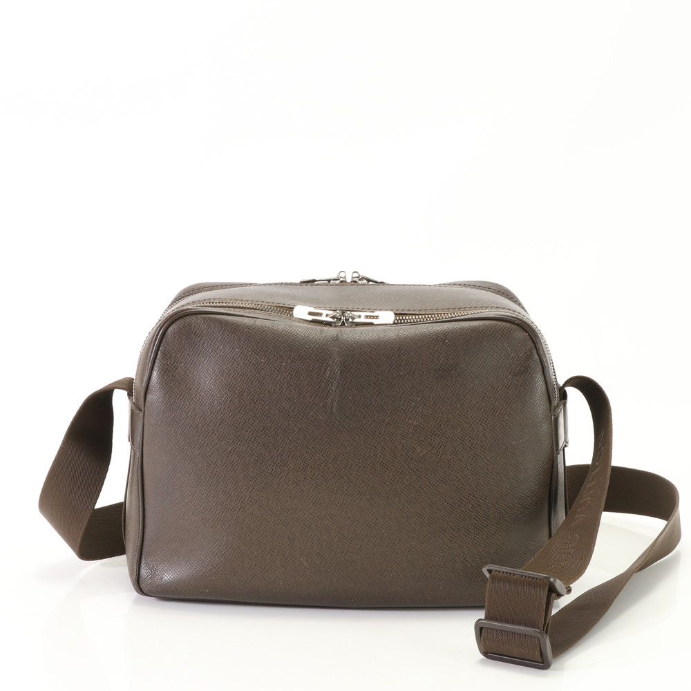 ルイヴィトン タイガ リポーター M30158 レザー ショルダーバッグ 斜め  