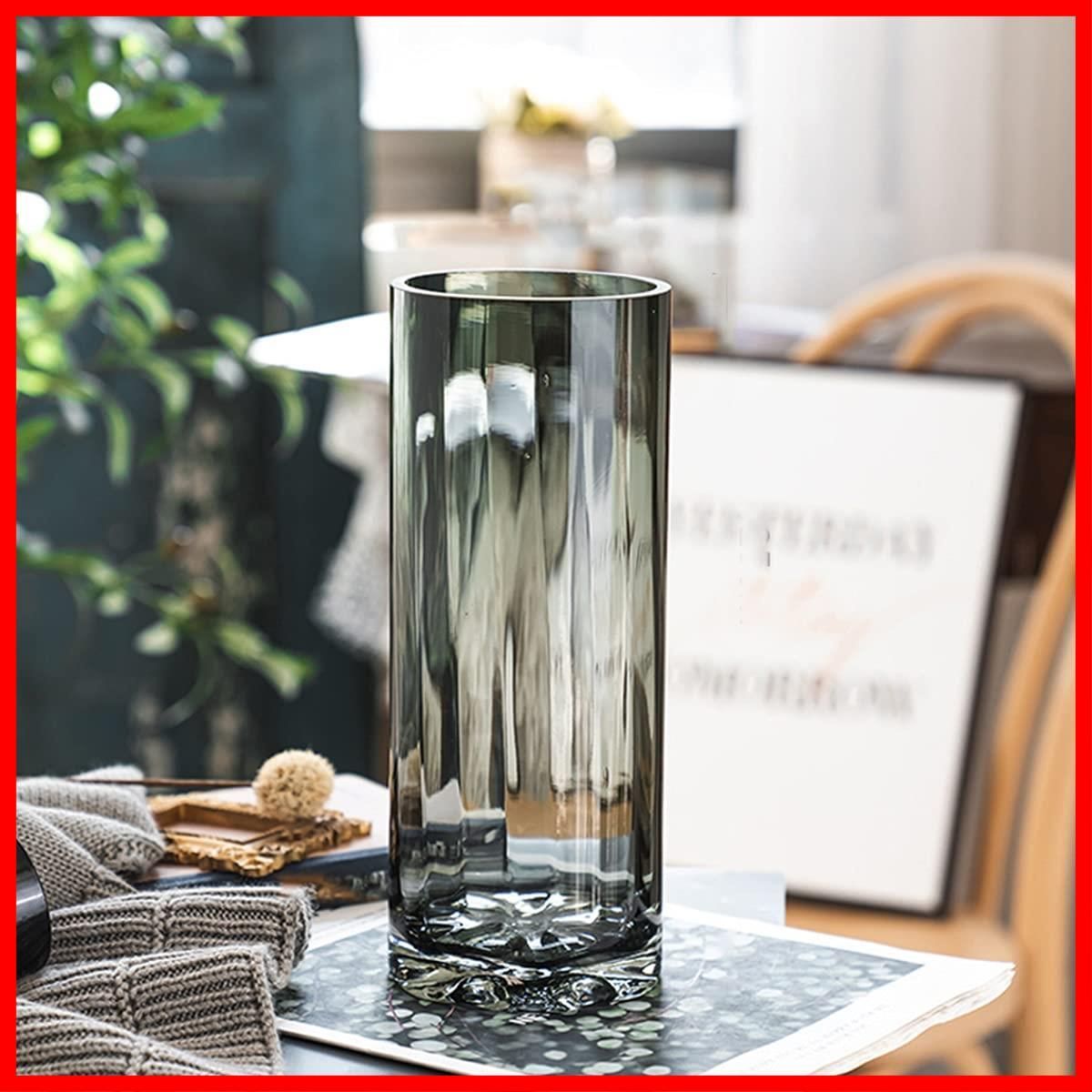 【新品定番】フラワーベース おしゃれ 花瓶 ガラスベース 花器 透明 大きい エレガント メタルグラスベース シェイプ 送料無料(一部地域除く) sik5031 花瓶